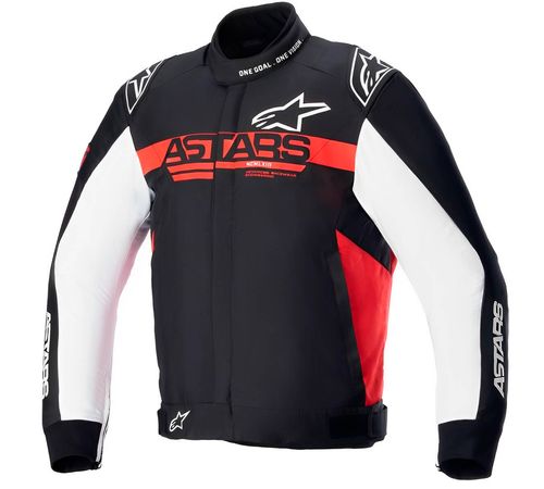 Jaqueta Alpinestars Monza Sport Preto Vermelho Branco