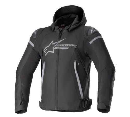 Jaqueta Alpinestars Zaca WP Preto Cinza Escuro