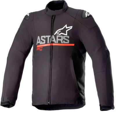 Jaqueta Alpinestars SMX WP Preto Cinza Escuro Vermelho