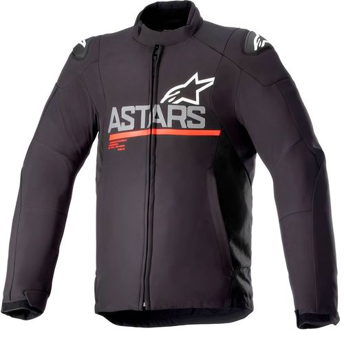 Jaqueta Alpinestars SMX WP Preto Cinza Escuro Vermelho