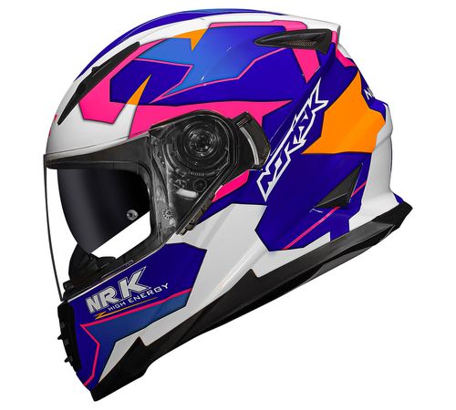 Capacete Fechado Norisk FF302 Soul District Azul Branco
