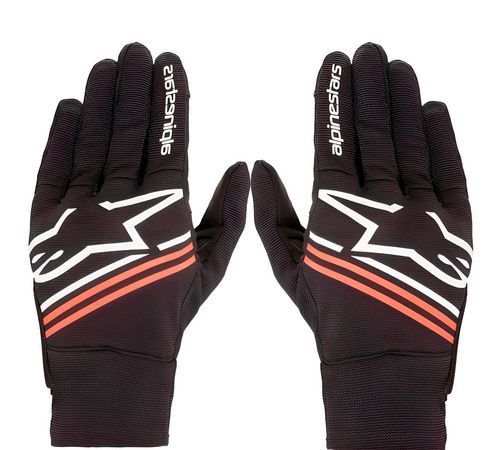 Luva Alpinestars Reef Preto Branco Vermelho