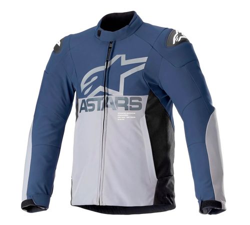 Jaqueta Alpinestars SMX WP Azul Marinho Cinza Escuro