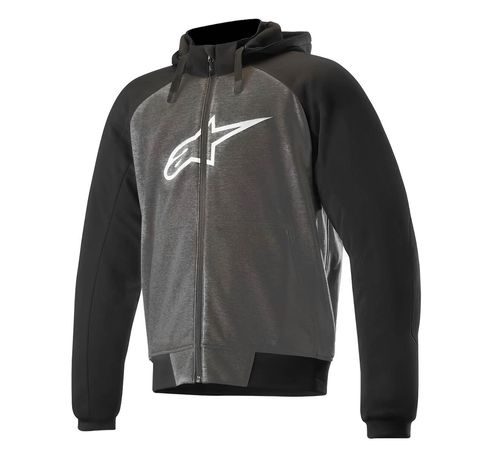 Jaqueta Alpinestars Chrome Sport Hoodie Anthracite Preto Branco L