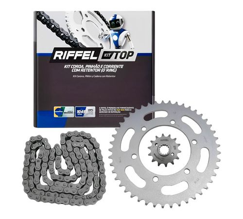 Kit Relação Ninja 250R 1998 Até 2007 Com Retentor Riffel