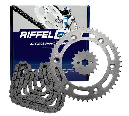 Kit Relação NXR 150 Bros ESD 2003 A 2015 Com Retentor Riffel