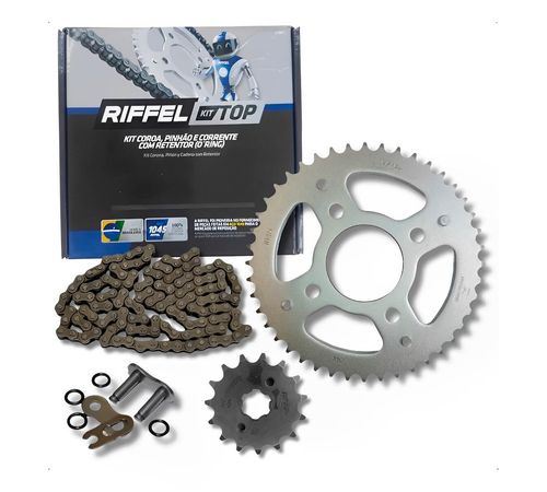 Kit Relação Titan Fan Start 160 2016 Até 2025 Com Retentor