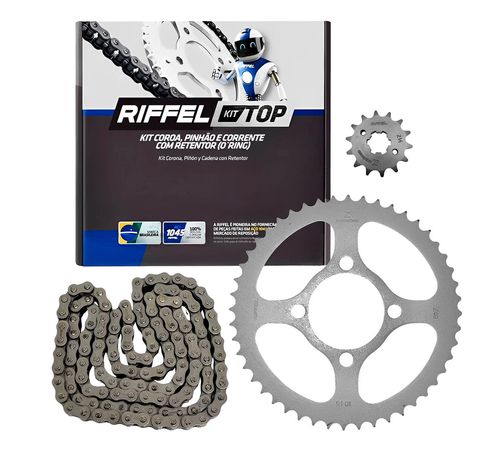 Kit Relação XTZ 125 2002 Até 2016 Com Retentor - Riffel