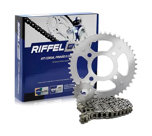 Kit Relação Crypton 115 2010 Até 2016 Sem Retentor - Riffel