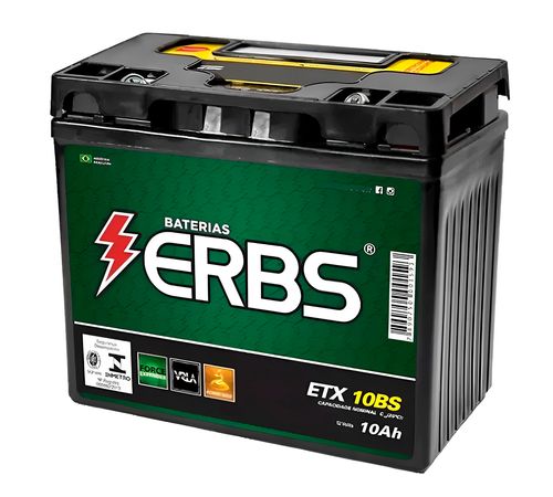 Bateria ERBS ETX 10BS YTX12-BS CB 1000 TDM 850 Citycom 300