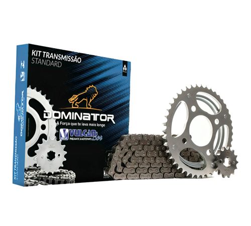 Kit Relacão Fan 125 2009 Até 2013 Sem Retentor - Dominator