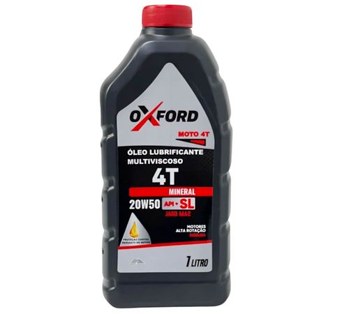 Óleo Oxford 4 Tempos 4T 20W50 Mineral 1 Litro