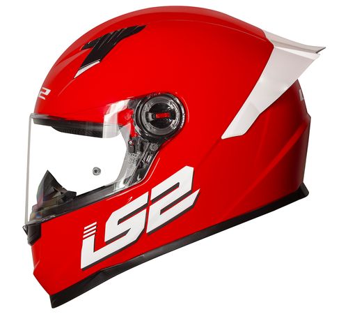Capacete LS2 FF358 S Monocolor Bright Vermelho