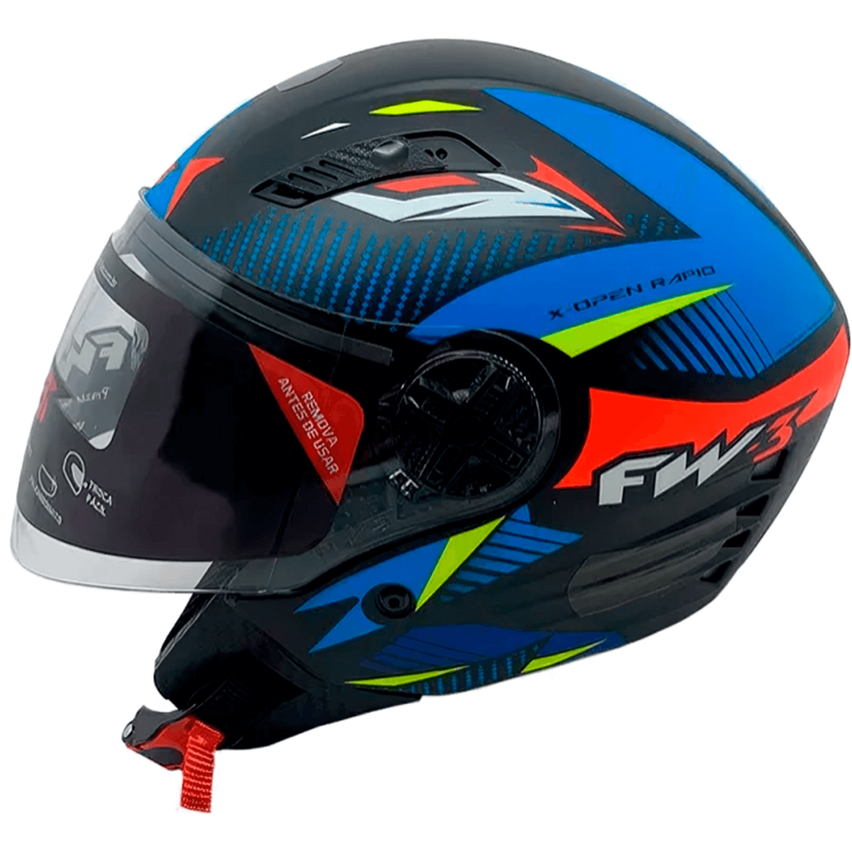 Capacete FW3 X Open UP Rapid