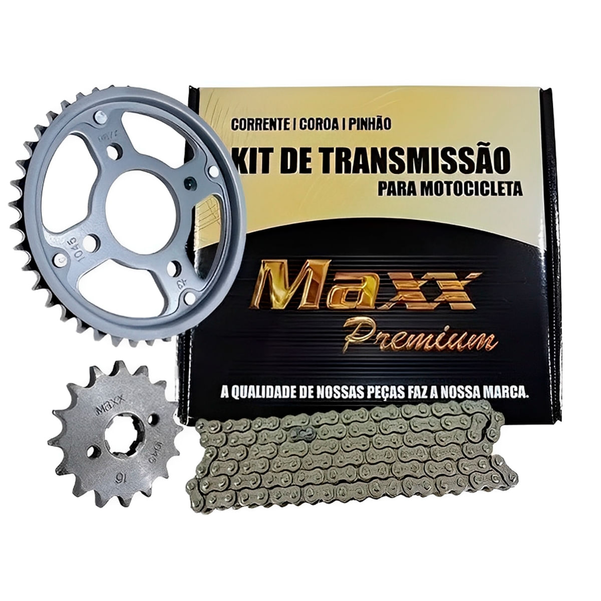 Kit Relação Fazer 150 Factor 150 2014 Até 2024 com Retentor