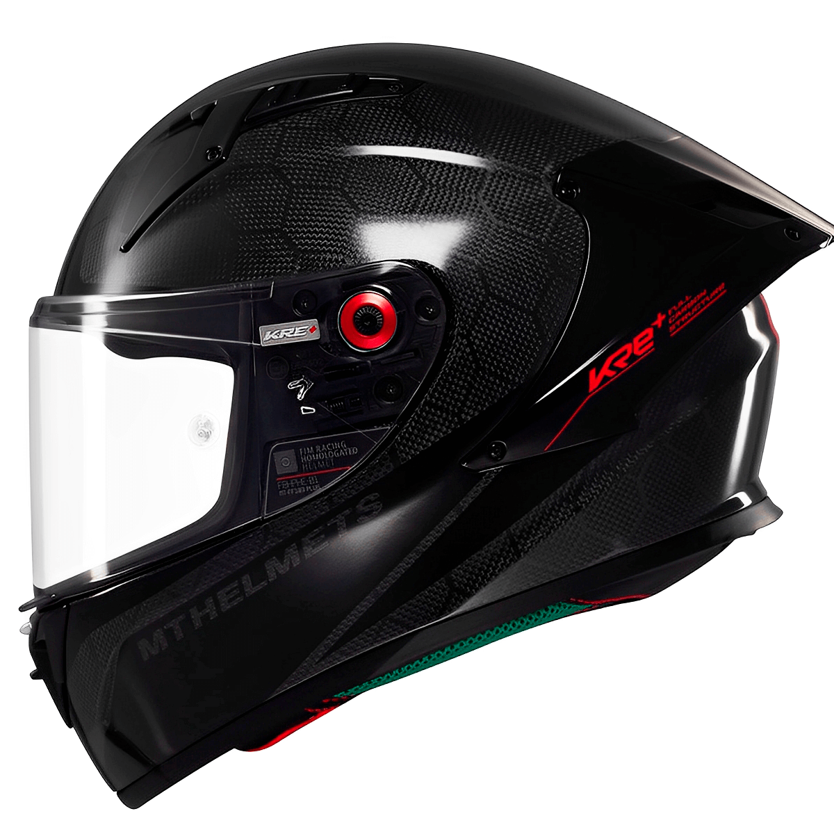 Capacete MT KRE+S Fim Solid A11 Carbono 60