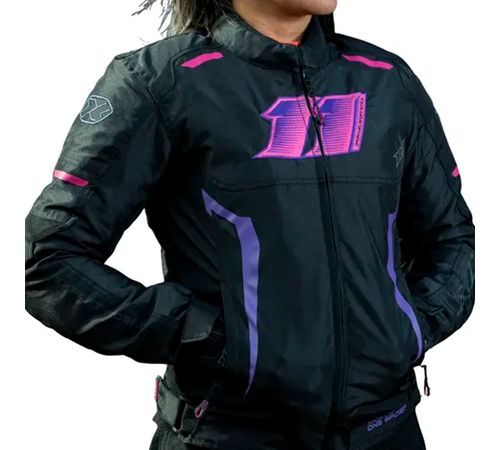 Jaqueta X11 One Sport Sporadic Feminina Rosa Roxo