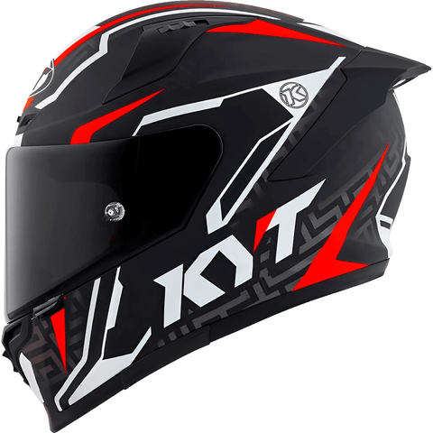 Capacete KYT Striker 2V Asphalt Preto Vermelho