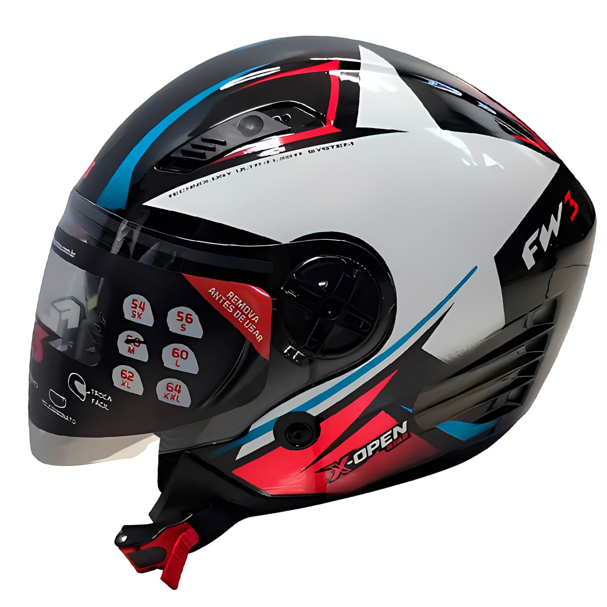 Capacete FW3 X Open UP Star