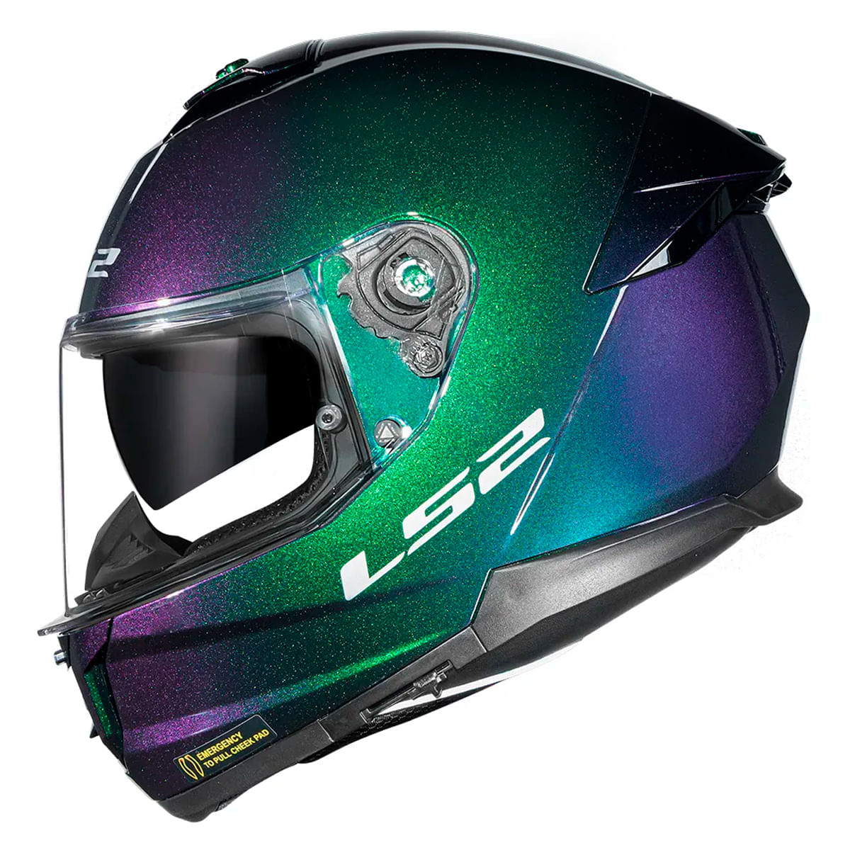 Capacete Original LS2 FF808 Stream 2 Monocolor Camaleão