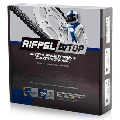 Kit Relação Riffel Yzf-R15 2024 Até 2025 com Retentor