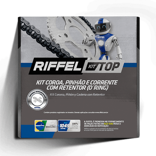 Kit Relação Riffel XR 300 Tornado 2024 Até 2025 com Retentor