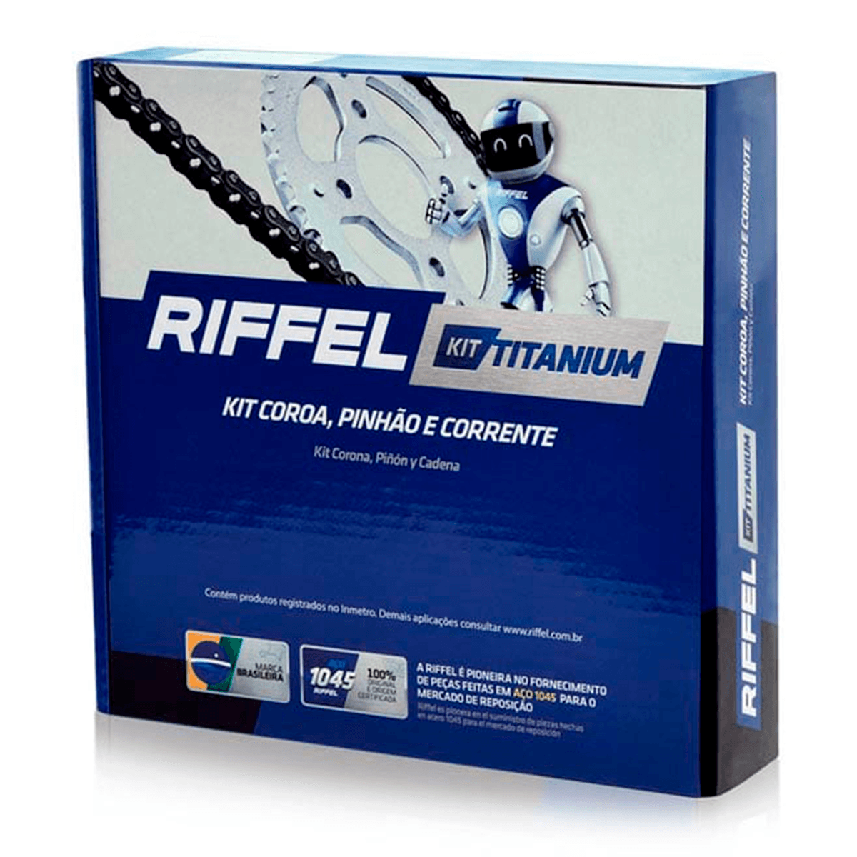 Kit Relação Riffel XR 250 Tornado 2001 Até 2008 sem Retentor