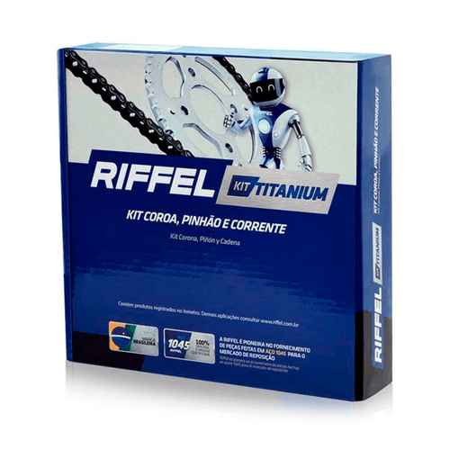 Kit Relação Riffel Versys 300 2017 Até 2024 com Retentor