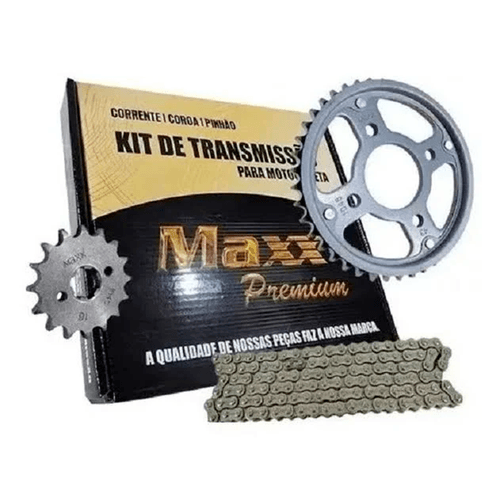 Kit Relação Maxx Premium Crypton 105 98 Até 04 sem Retentor