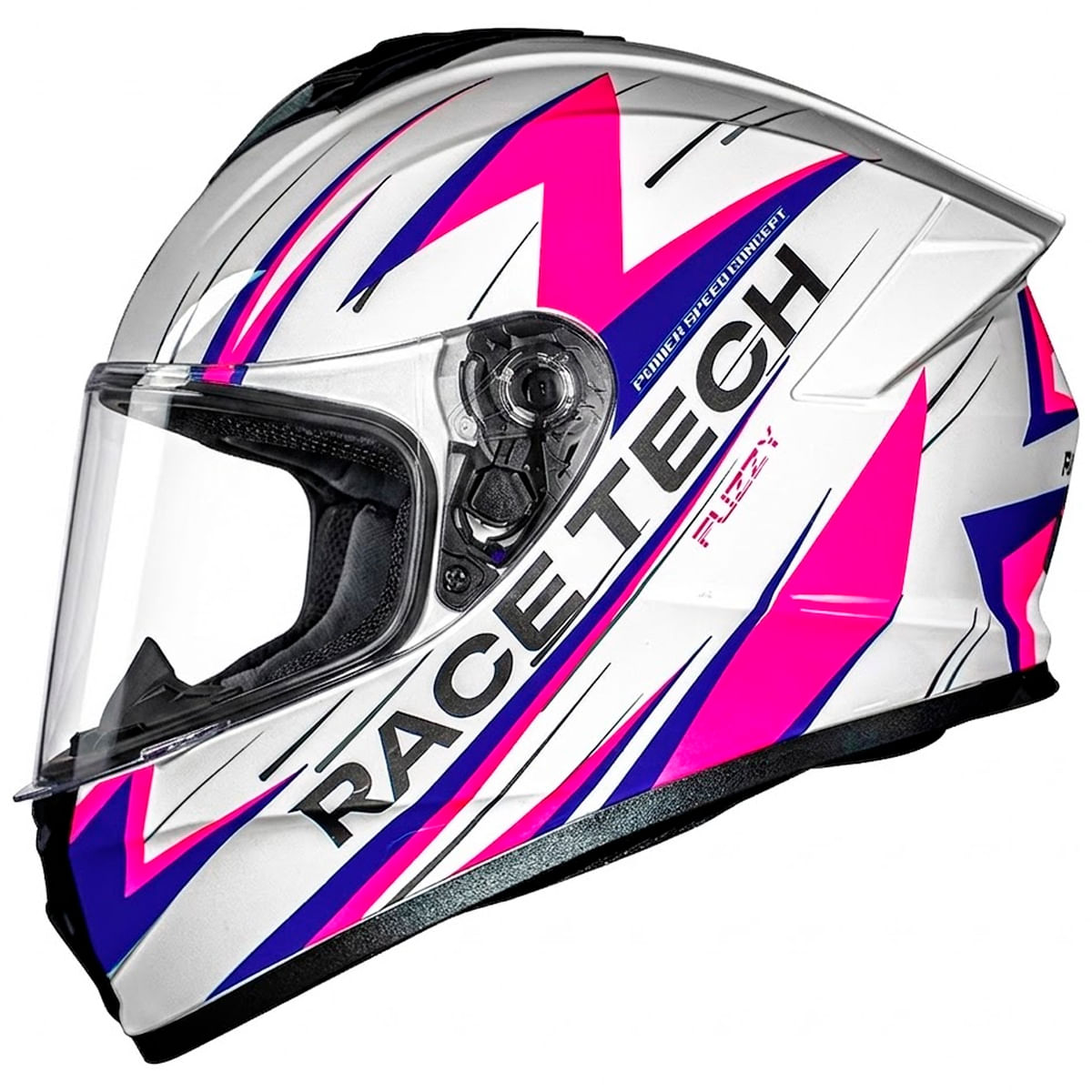 Capacete Race Tech Hit Fuzzy