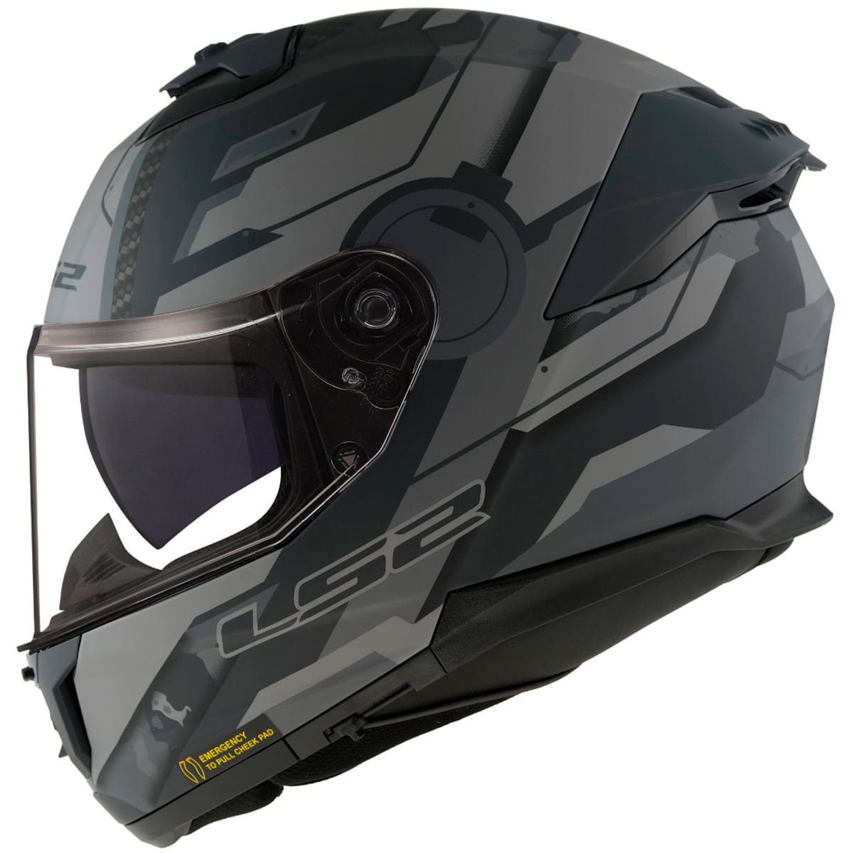 Capacete LS2 FF808 Stream 2 Shadow