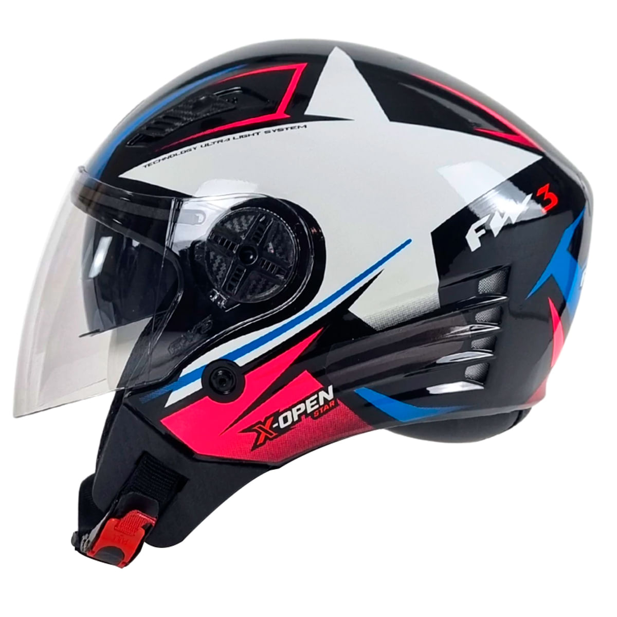 Capacete FW3 X Open UP Star