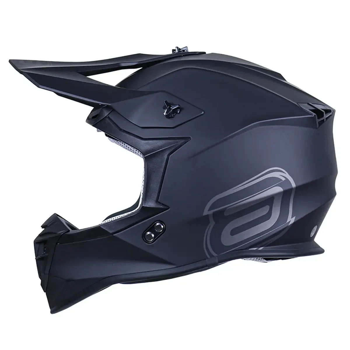 Capacete Off-Road ASW R3 - Capacete ASW R3 Solid Preto 58